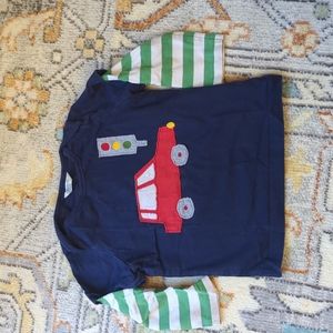 Baby Boden Long Sleeved Shirt with Car Decal